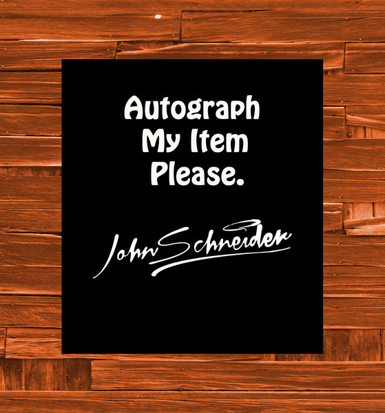 Autograph My Item Please