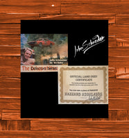 Hazzard Highlands Land Deed Certificates (LIMITED EDITION)